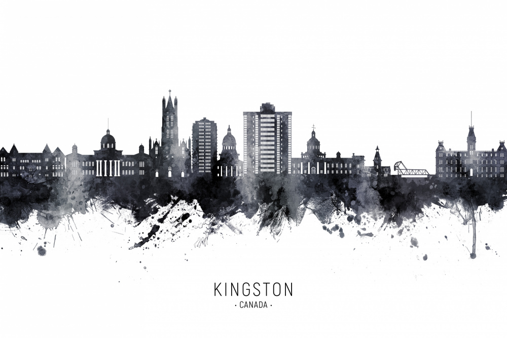 Kingston Canada Skyline von Michael Tompsett