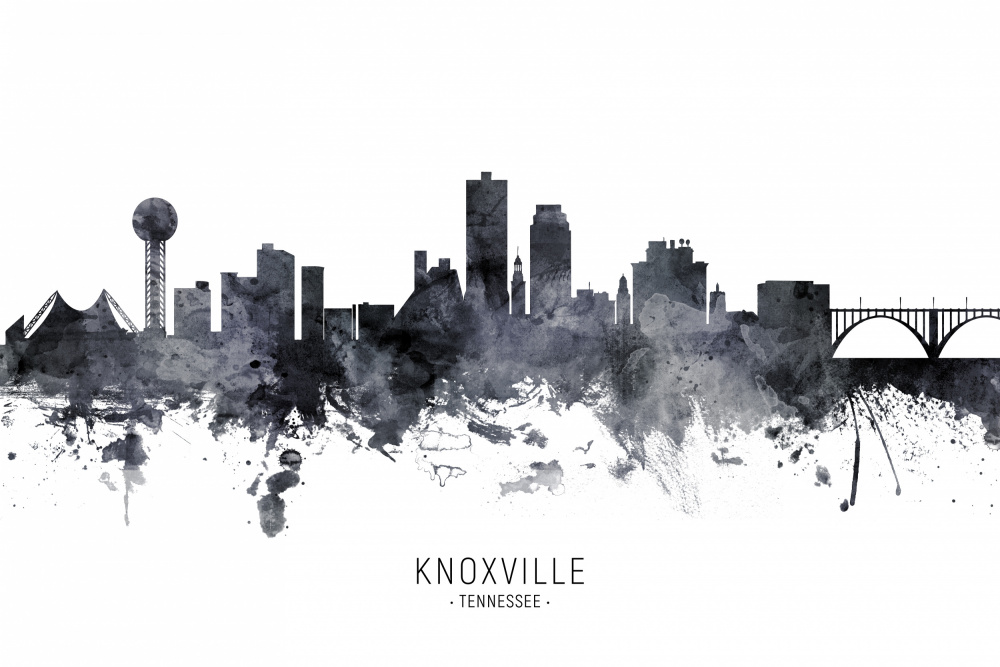 Knoxville Tennessee Skyline von Michael Tompsett