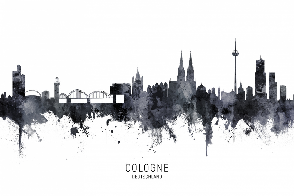 Cologne Germany Skyline von Michael Tompsett