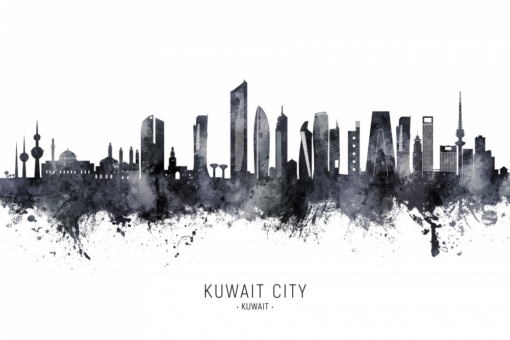 Kuwait City Skyline von Michael Tompsett