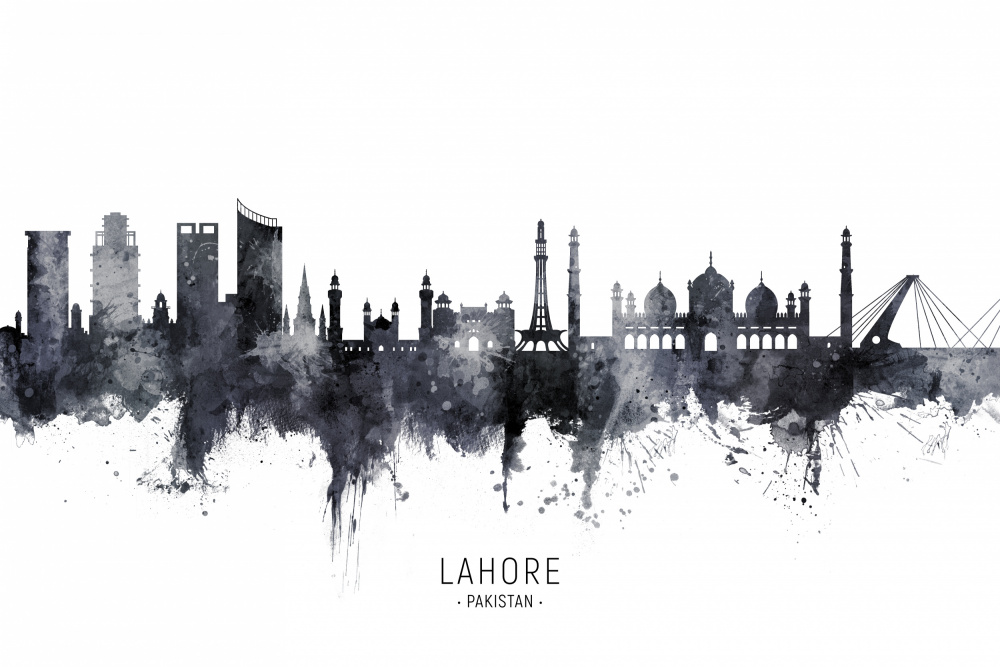 Lahore Pakistan Skyline von Michael Tompsett