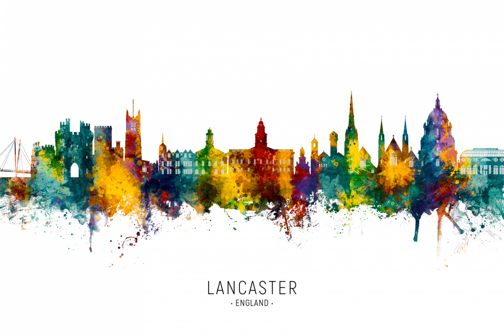 Lancaster England Skyline von Michael Tompsett