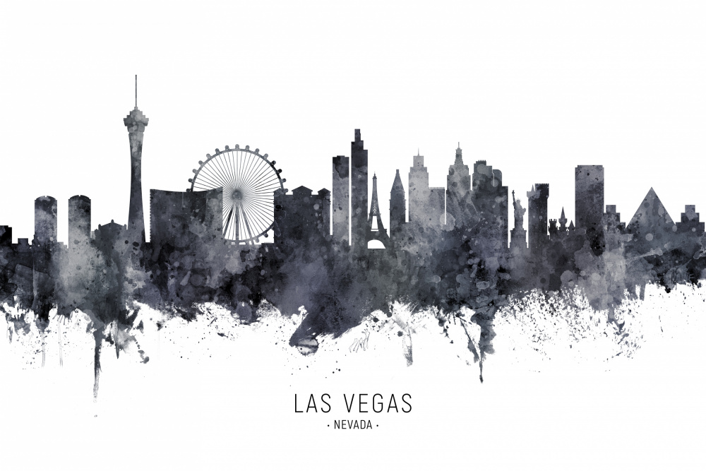 Las Vegas Nevada Skyline von Michael Tompsett