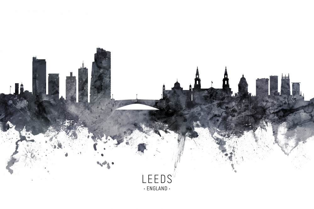 Leeds England Skyline von Michael Tompsett