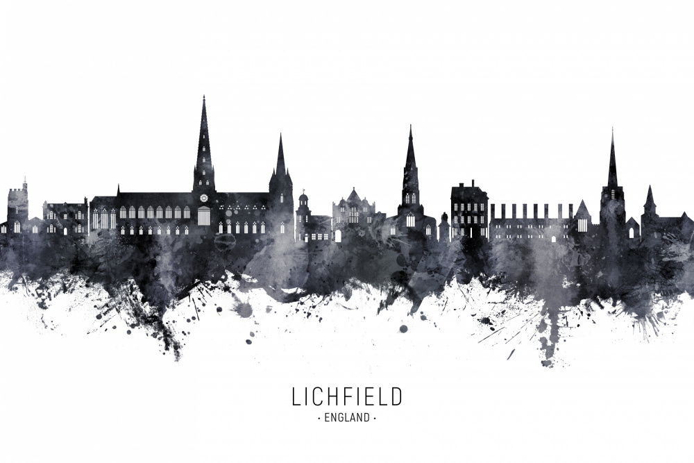 Lichfield England Skyline von Michael Tompsett