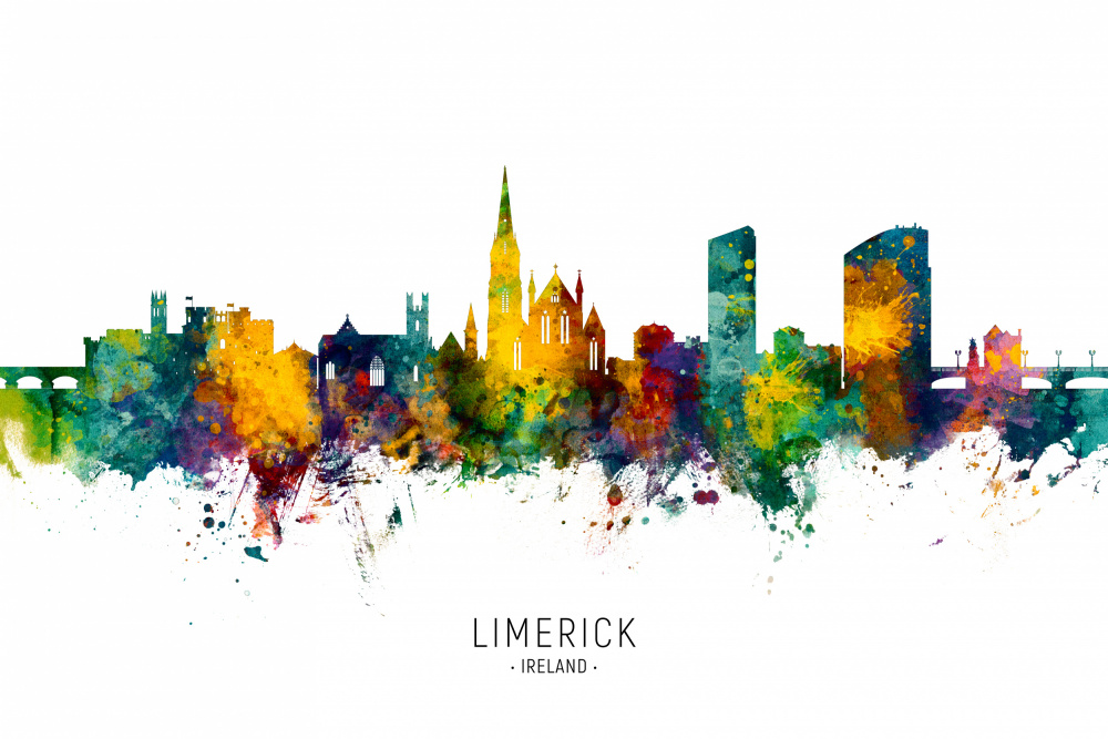 Limerick Ireland Skyline von Michael Tompsett