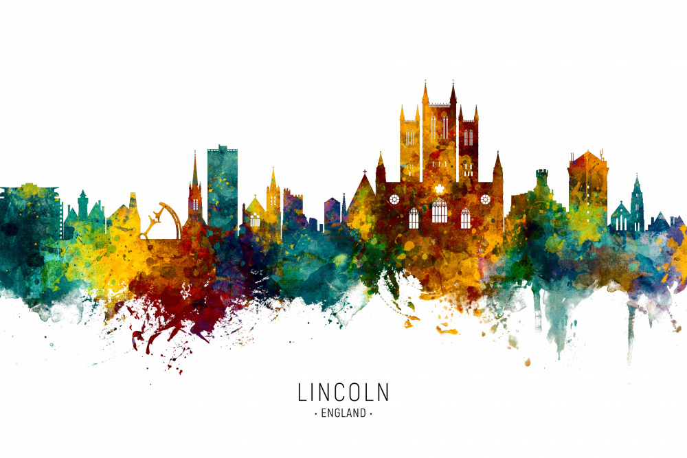 Lincoln England Skyline von Michael Tompsett