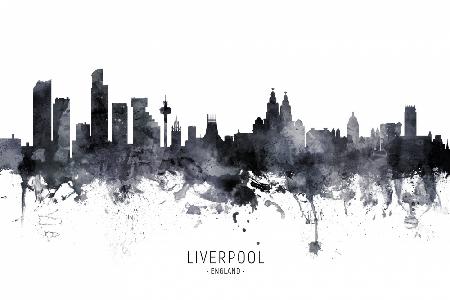 Liverpool England Skyline