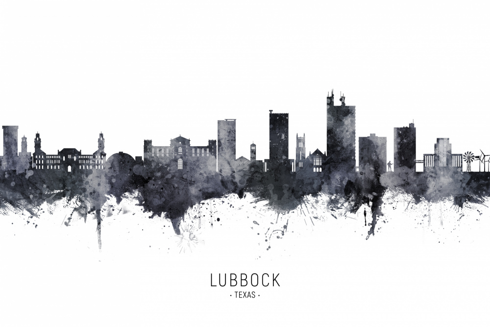 Lubbock Texas Skyline von Michael Tompsett