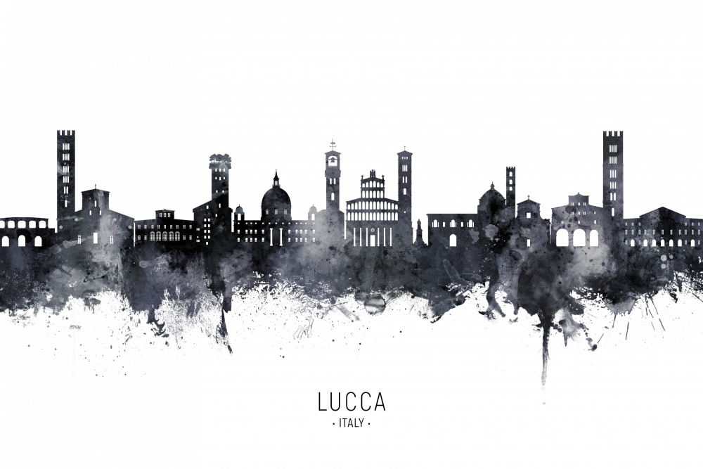 Lucca Italy Skyline von Michael Tompsett