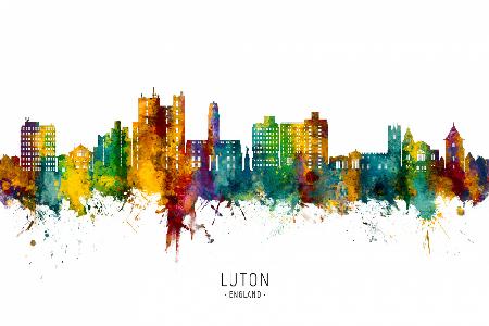 Luton England Skyline