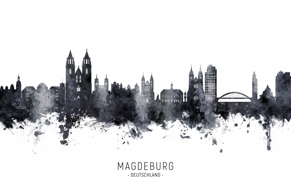 Magdeburg Germany Skyline von Michael Tompsett