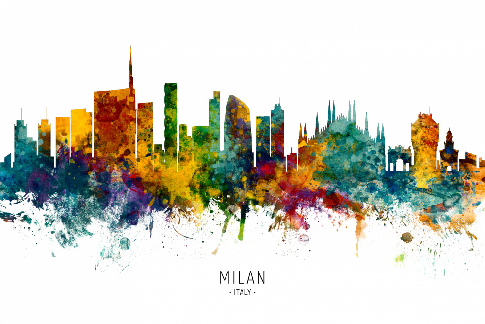 Milan Italy Skyline von Michael Tompsett