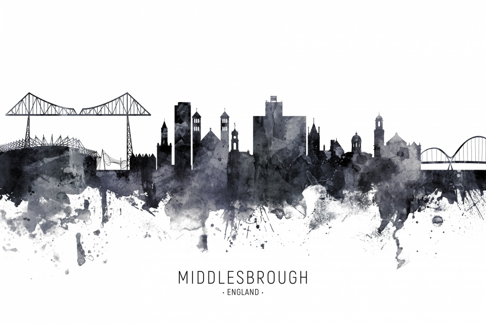 Middlesbrough Skyline von Michael Tompsett