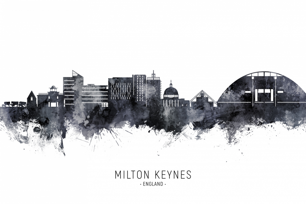 Milton Keynes England Skyline von Michael Tompsett