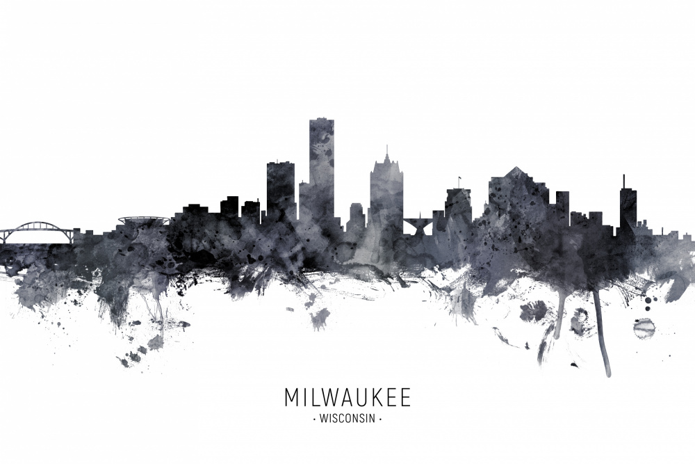 Milwaukee Wisconsin Skyline von Michael Tompsett