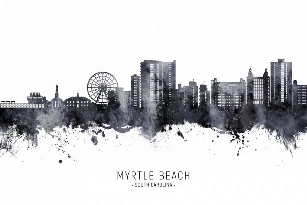 Myrtle Beach South Carolina Skyline von Michael Tompsett