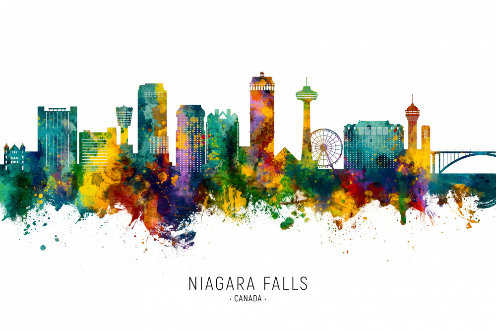 Niagara Falls Canada Skyline von Michael Tompsett