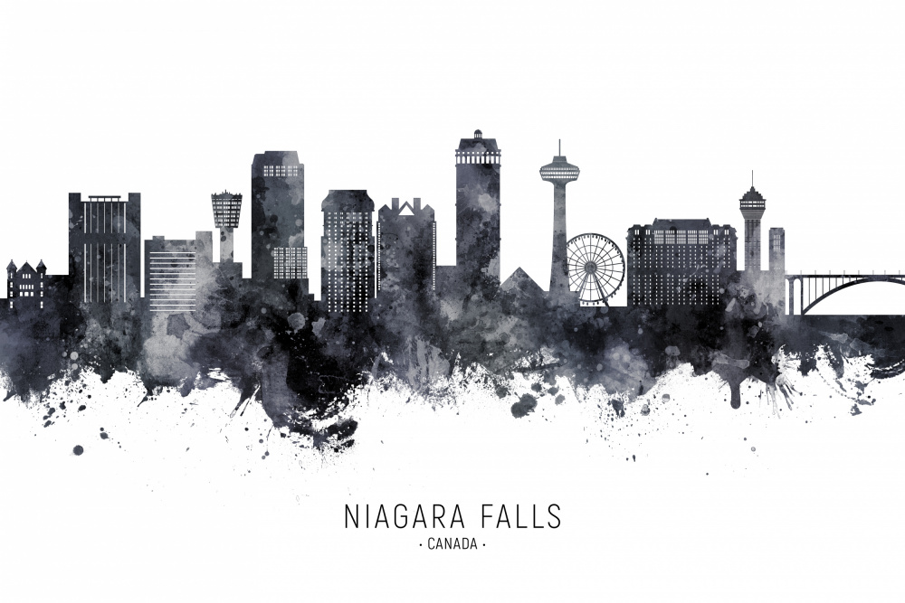 Niagara Falls Canada Skyline von Michael Tompsett