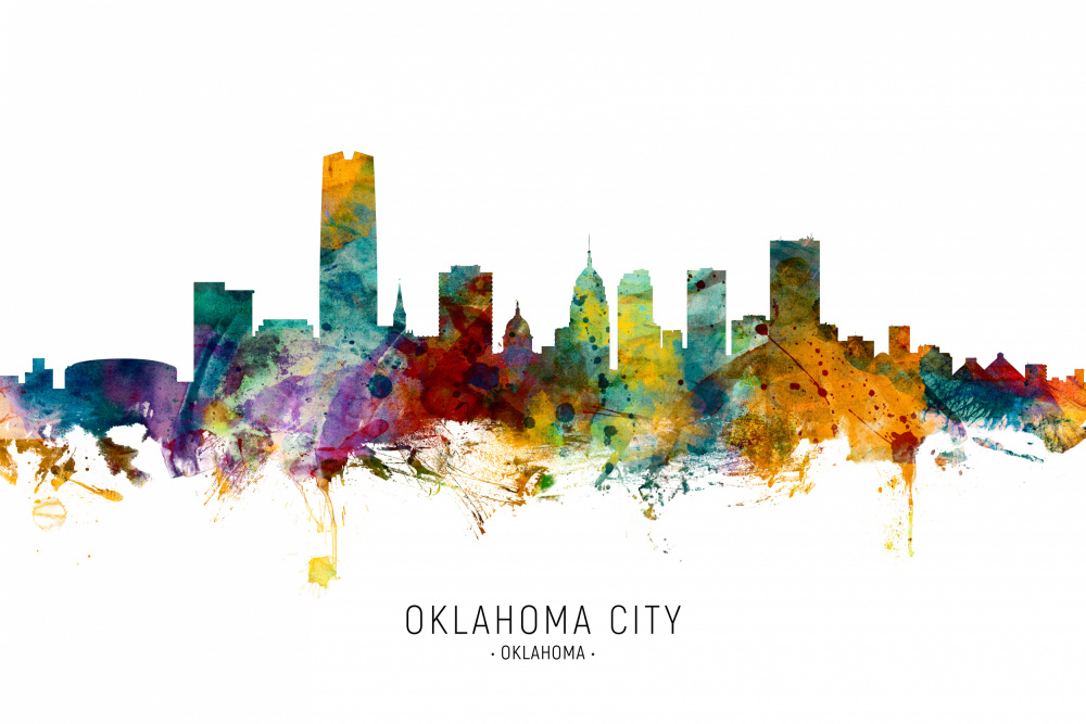 Oklahoma City Skyline von Michael Tompsett