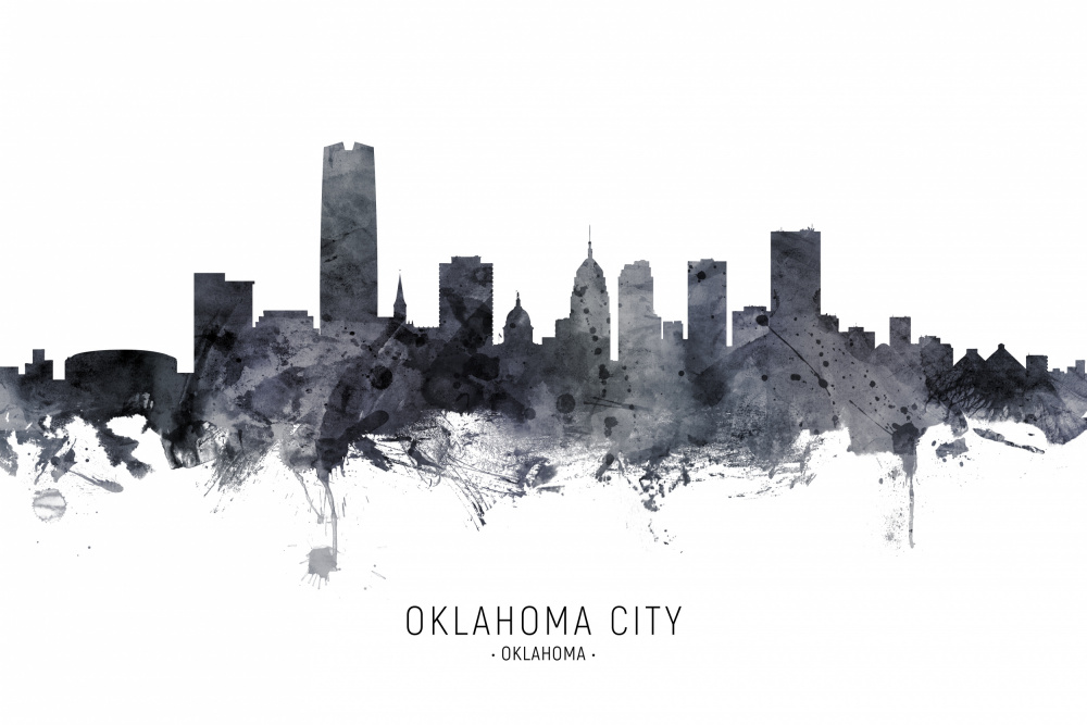 Oklahoma City Skyline von Michael Tompsett