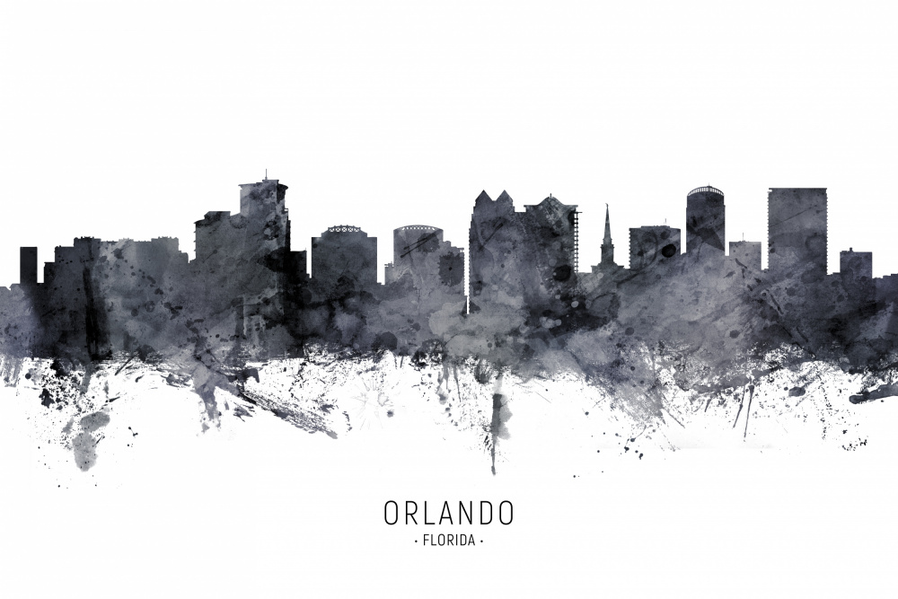 Orlando Florida Skyline von Michael Tompsett