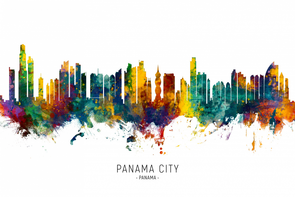 Panama City Skyline von Michael Tompsett