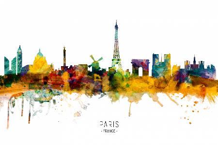 Paris France Skyline