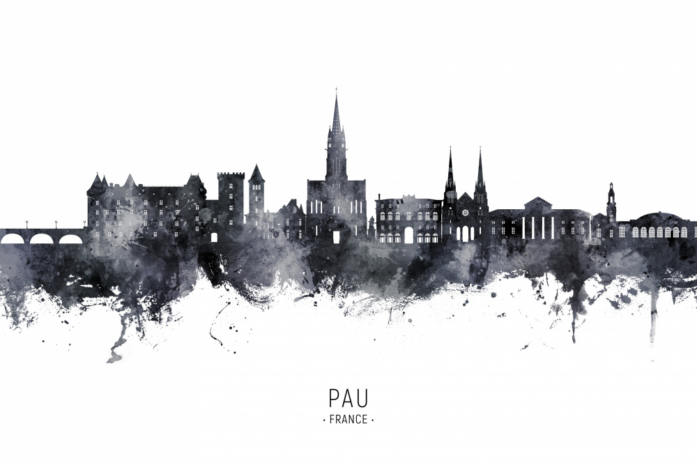 Pau France Skyline von Michael Tompsett