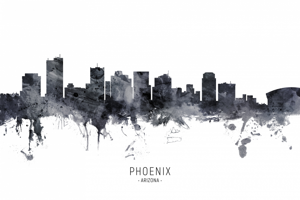 Phoenix Arizona Skyline von Michael Tompsett