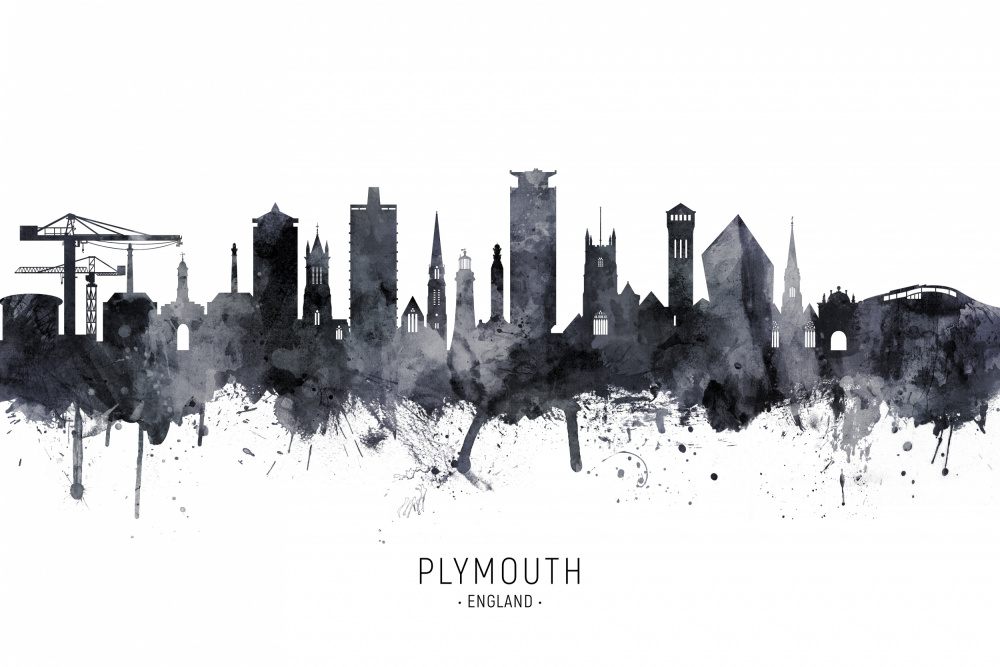 Plymouth England Skyline von Michael Tompsett