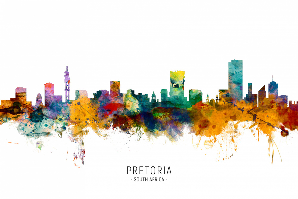 Pretoria South Africa Skyline von Michael Tompsett