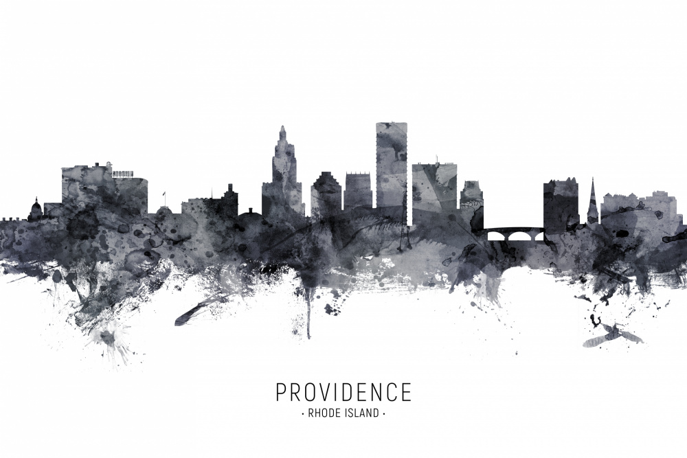 Providence Rhode Island Skyline von Michael Tompsett