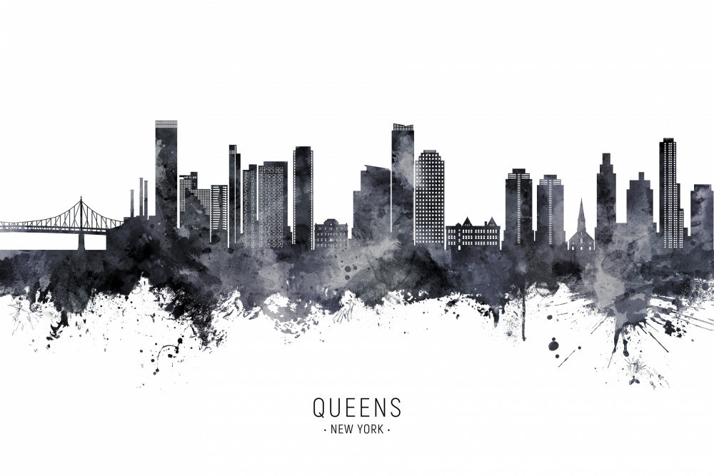 Queens New York Skyline von Michael Tompsett