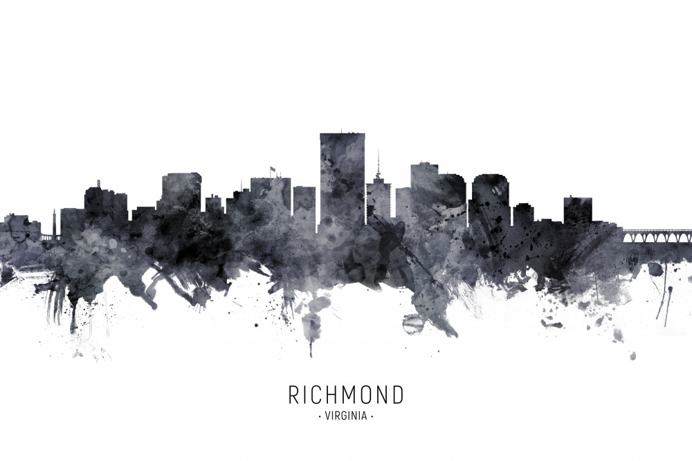 Richmond Virginia Skyline von Michael Tompsett