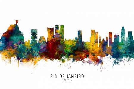 Rio de Janeiro Brazil Skyline