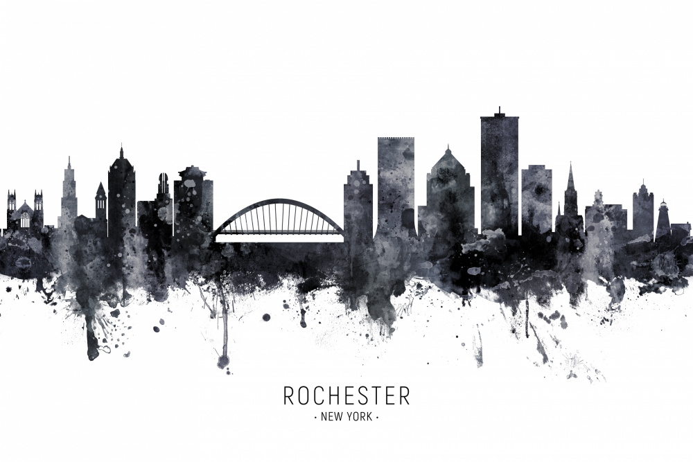 Rochester New York Skyline von Michael Tompsett