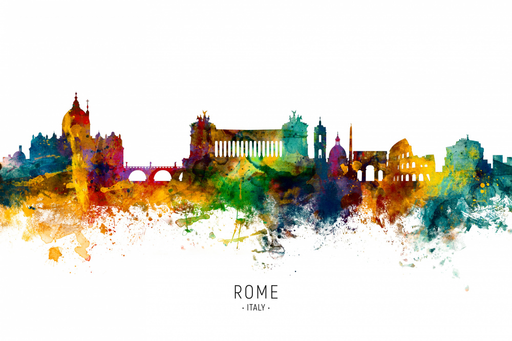 Rome Italy Skyline von Michael Tompsett