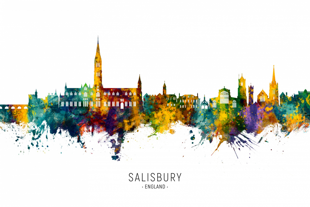 Salisbury England Skyline von Michael Tompsett