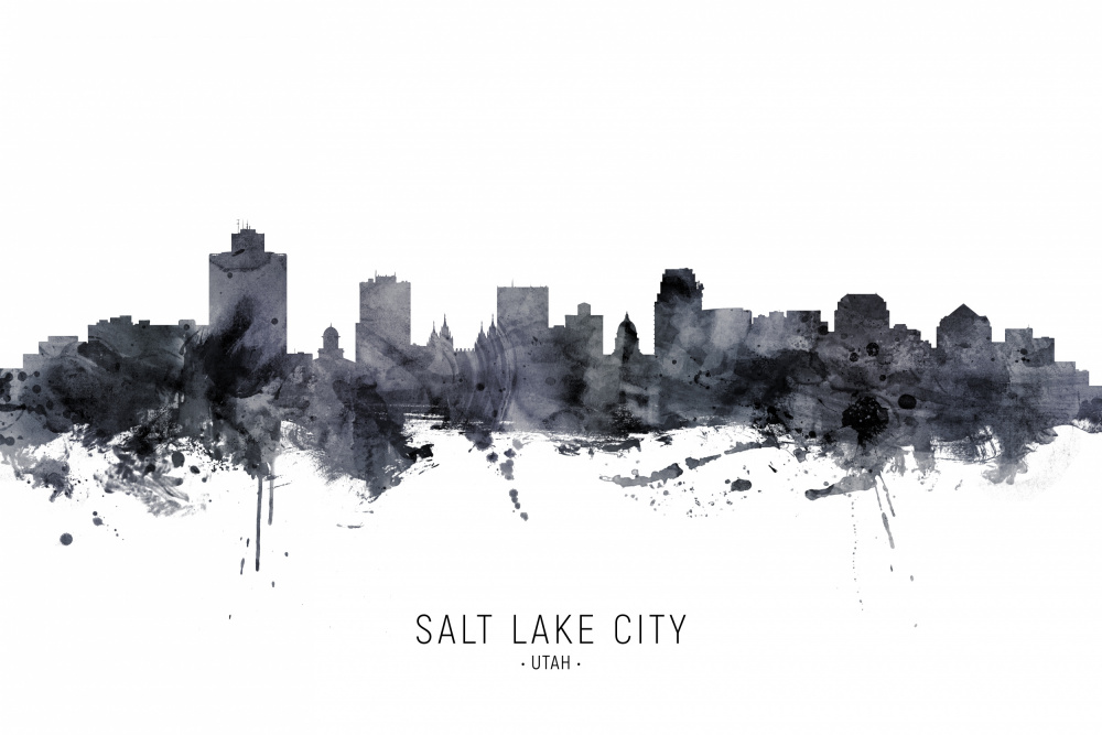 Salt Lake City Utah Skyline von Michael Tompsett