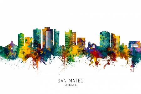 San Mateo California Skyline