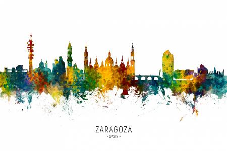 Zaragoza Spain Skyline