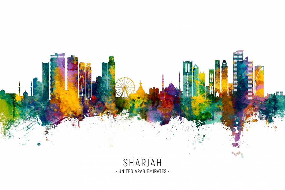 Sharjah Skyline von Michael Tompsett