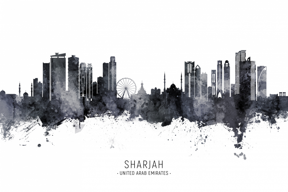 Sharjah Skyline von Michael Tompsett