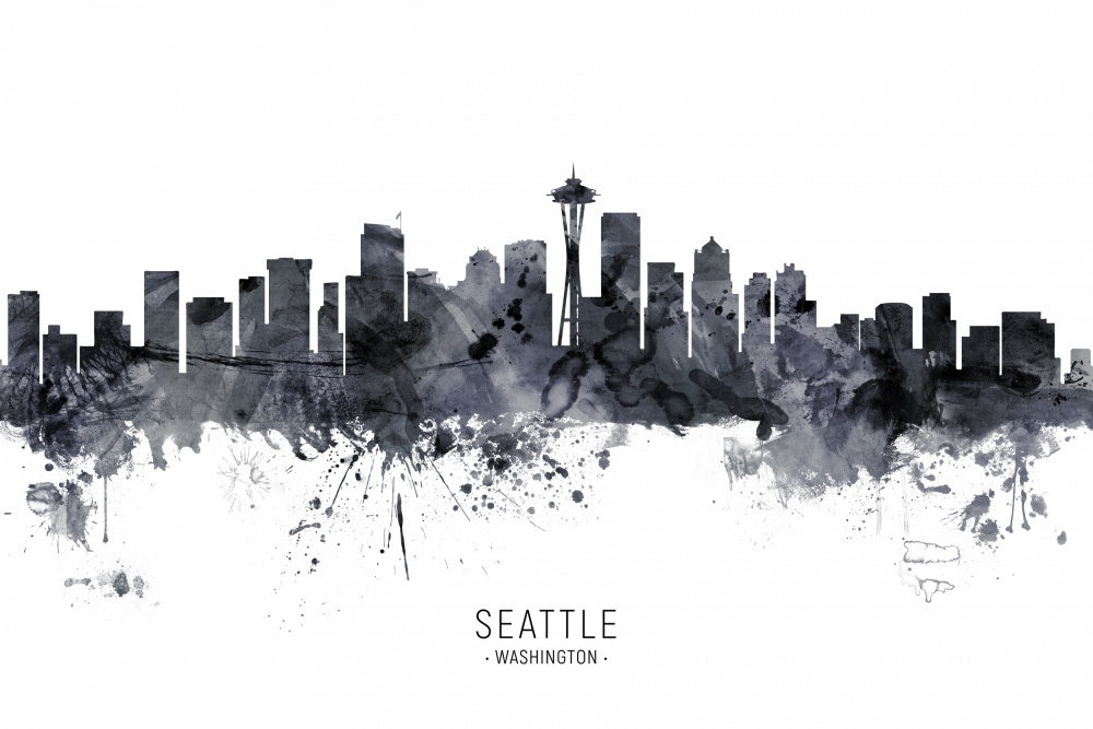 Seattle Washington Skyline von Michael Tompsett