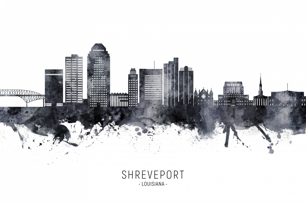 Shreveport Louisiana Skyline von Michael Tompsett