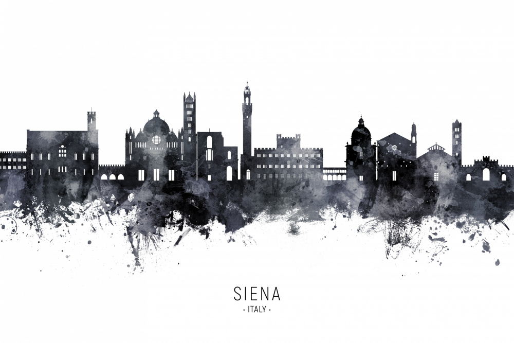 Siena Italy Skyline von Michael Tompsett