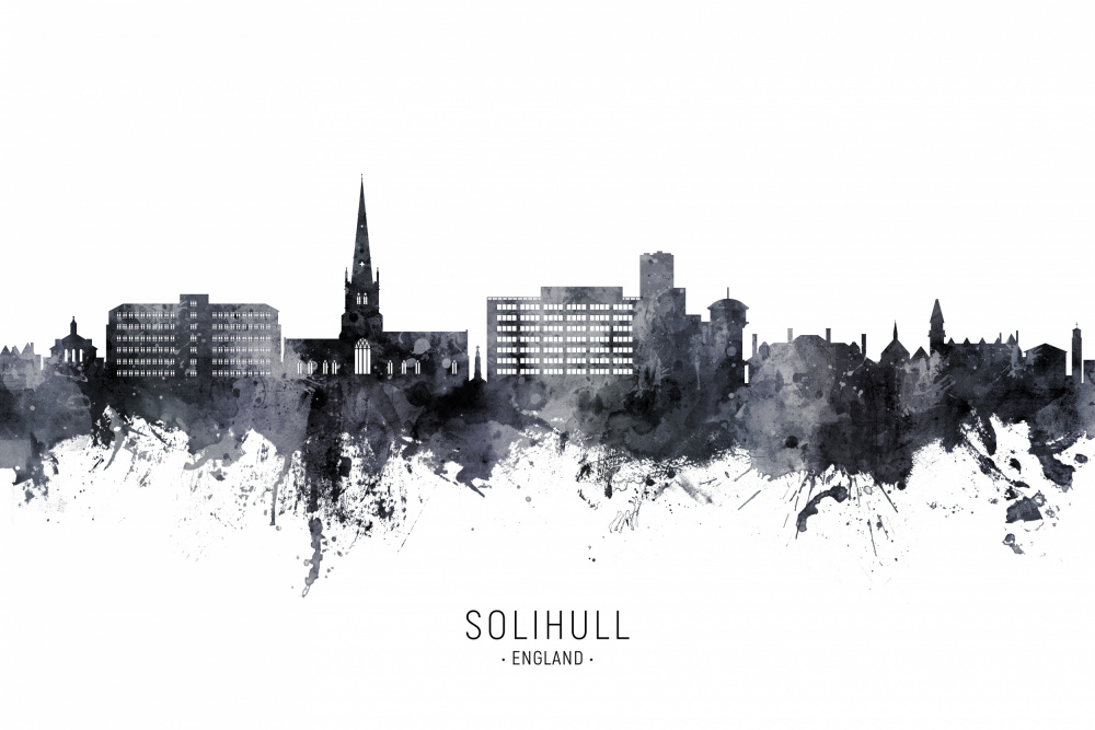 Solihull England Skyline von Michael Tompsett