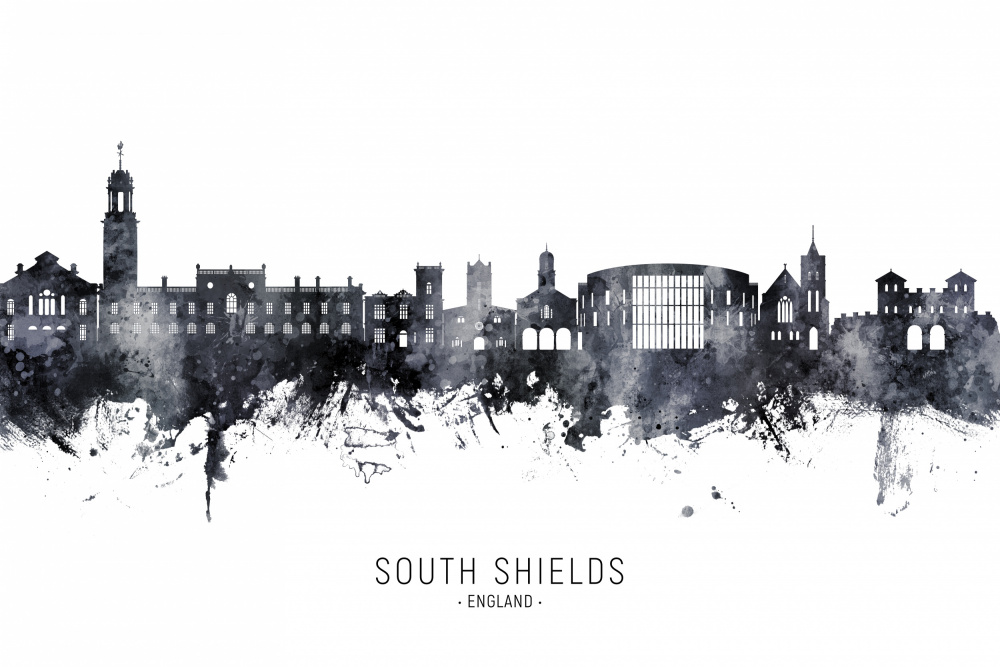 South Shields England Skyline von Michael Tompsett