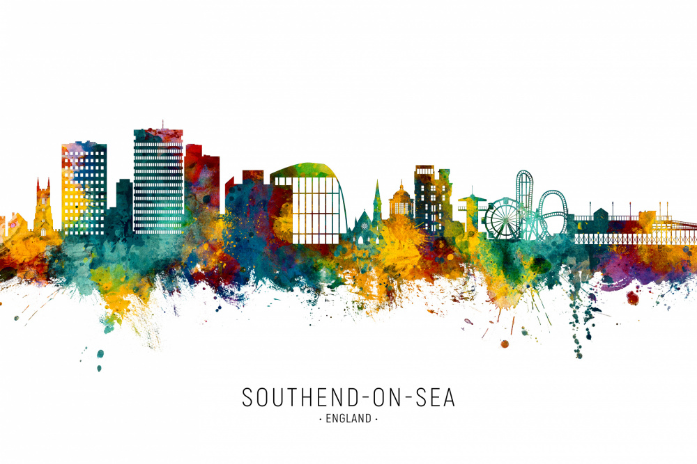 Southend-on-Sea England Skyline von Michael Tompsett